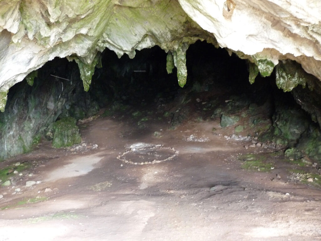 View of cave entrance.