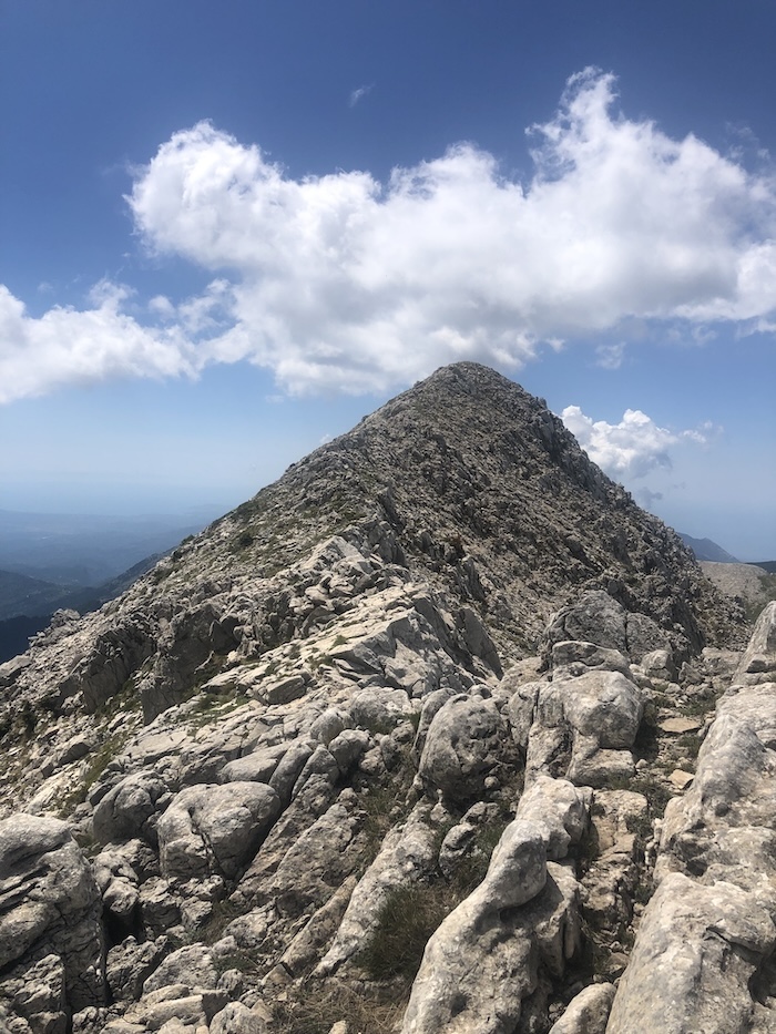 view of rocky ridgeline